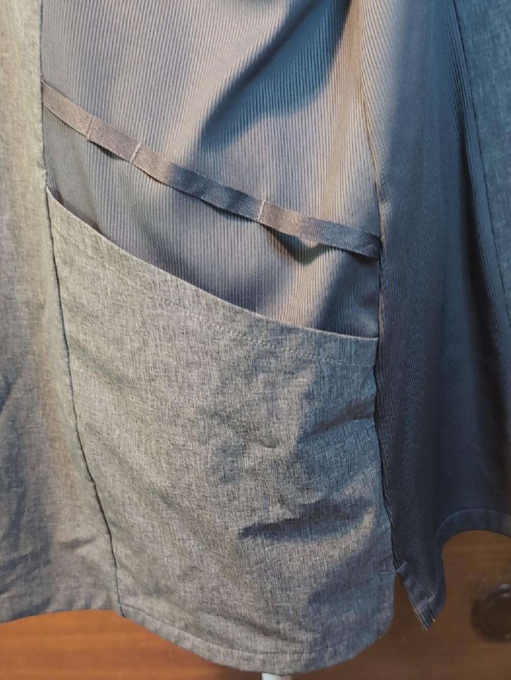 Hanes Comfort Fit Gray Scrub Top Hospital Vet Tech 3XL - Picture 6 of 12
